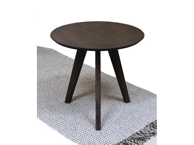 Столик приліжковий Данте кольору венге, матеріал - зрощений бук (загальний вигляд)