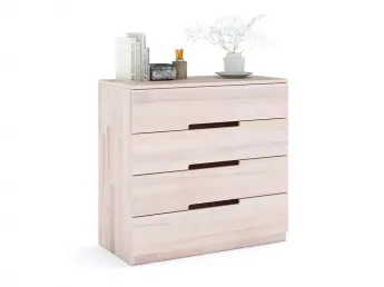 Комод Селена Еко бежевого кольору, матеріал - бук зрощений/цільний (загальний вигляд)