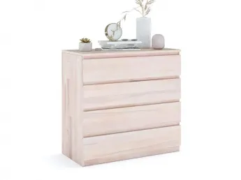 Комод Кетрін Еко бежевого кольору, матеріал - бук зрощений/цільний (загальний вигляд)