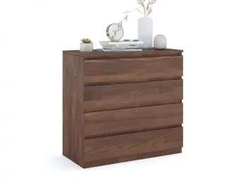 Комод Кетрін Еко кольору горіх, матеріал - бук зрощений/цільний (загальний вигляд)