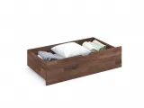 Ящик под кровать Еко ширина 990, цвета орех, материал - бук срощенный (общий вид)