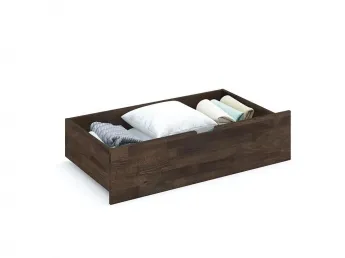 Шухляда під ліжко Еко ширина 990, кольору венге, матеріал - бук зрощений (загальний вигляд)