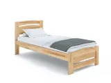 Купити Ліжко Софія Еко 90 х 200 см натурального кольору, матеріал - бук зрощений/цільний (загальний вигляд фон білий)