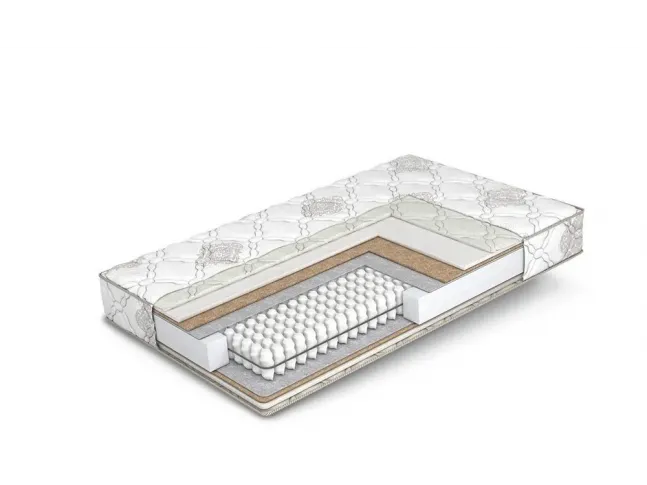 Матрас Мокко Софт Плюс пружинный двусторонний зима/лето с жесткостью 4/4 (вид с наполнением)