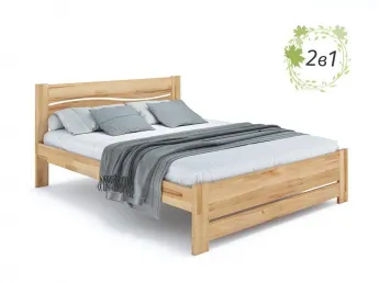 Купити ліжко Венеція Еко натуральний + матрац Оушен 180х200 від виробника з доставкою по Україні