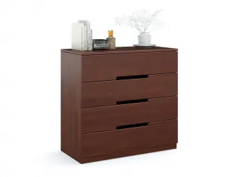 Комод Селена Еко кольору горіх, покриття лак, матеріал - бук зрощений/цільний (загальний вигляд)