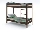 Двоярусне ліжко Шипіт кольору венге, матеріал - бук зрощений (загальний вид)