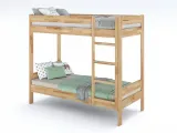 Двухъярусная кровать Шипот натурального цвета, материал - бук сращенный (общий вид)