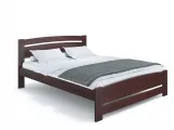 Ліжко Софія Еко кольору венге, покриття лак, матеріал - бук зрощений/цільний (загальний вигляд)