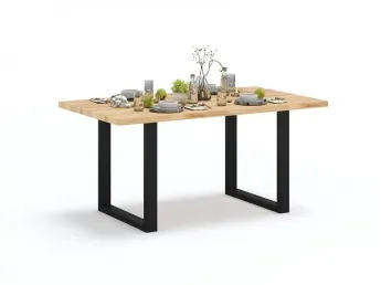 Купить Стол Франкфурт сращенный/цельный бук 1600 (общий вид с декором)