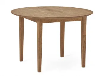 Купити Стіл Модерн розкладний натурального кольору, матеріал - дуб зрощений (загальний вигляд)