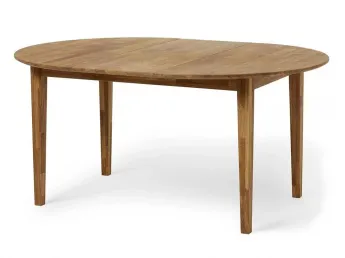 Купить Стол Модерн раскладной натурального цвета, покрытие лак, материал - сращенный дуб (общий вид) 2