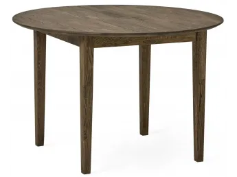 Стіл Модерн розкладний копченого кольору, матеріал - дуб зрощений (загальний вигляд)