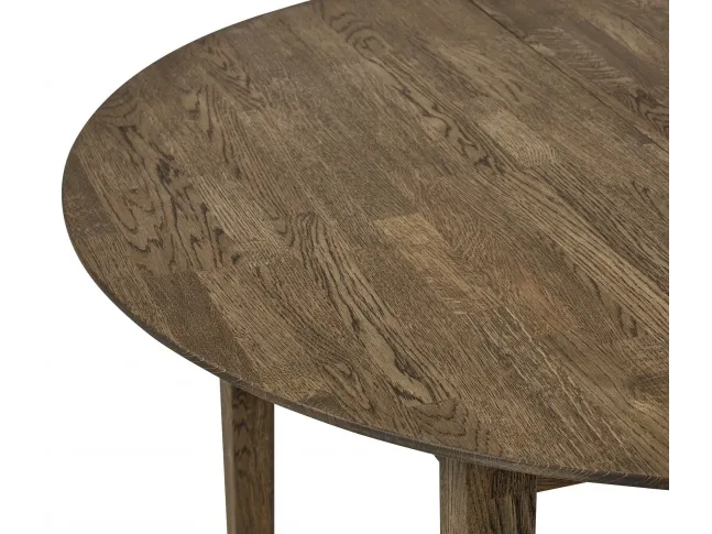 Стіл Модерн розкладний копченого кольору, матеріал - дуб зрощений (текстура столешні)