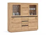 Буфет Франкфурт Вуд ІІ натурального кольору, матеріал - дуб зрощений\цільний (загальний вигляд)