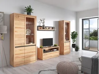 Купити Вітальню Франкфурт Вуд натурального кольору, матеріал зрощений/цільний бук (вітальня в інтер'єрі)