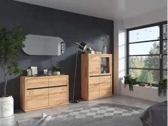 Купити Вітальню Франкфурт Вуд I бук натурального кольору, матеріал зрощений/цільний бук (вітальня в інтер'єрі)