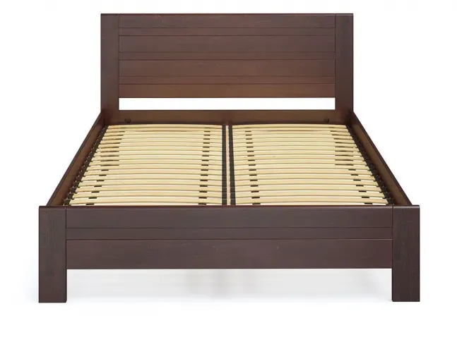 Ліжко Люкс Еко з ламелями (вигляд зпереду)