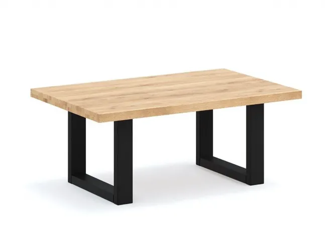 Стіл журнальний Франкфурт Вуд натурального кольору, матеріал - зрощений/цільний дуб (загальний вигляд)