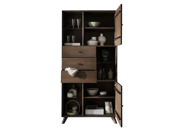 Купити Вітрина Groove ІІ кольору венге, матеріал - бук зрощений\цільний (загальний вигляд) 2