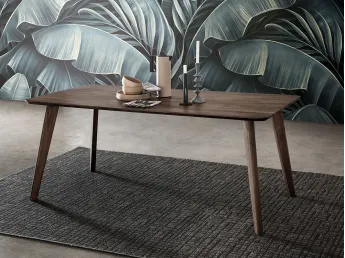 Купити Стіл Groove кольору венге,  зрощений/цільний бук (загальний вигляд) 2