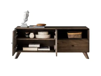 Купити ТВ-тумба Groove I кольору венге, матеріал - бук зрощений\цільний (загальний вигляд) 2