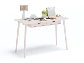 Купити Стіл письмовий Верона кольору беж, зрощений/цільний бук (загальний вигляд)