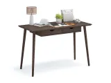 Стіл письмовий Верона кольору венге, зрощений/цільний бук (відкрита шухляда)