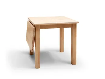 Купити Стіл Даларо розкладний, натурального кольору, зрощений бук 750 + 400 (загальний вигляд)