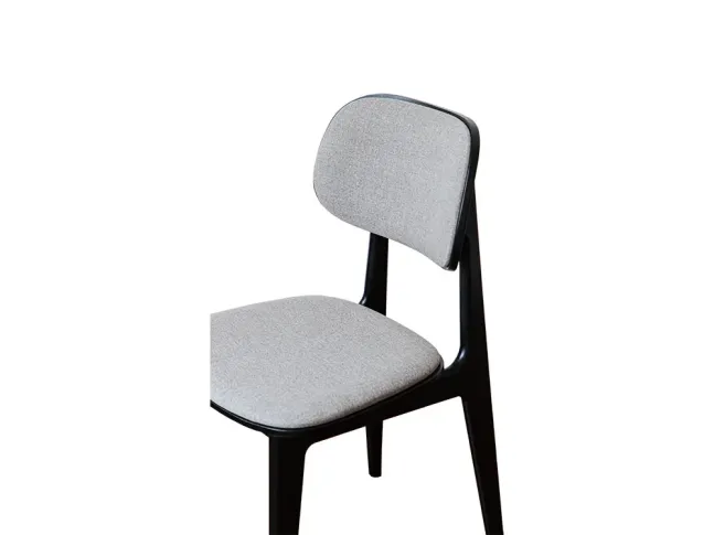 Стілець Lula Soft кольору венге тканина сірий (вигляд зблизька)