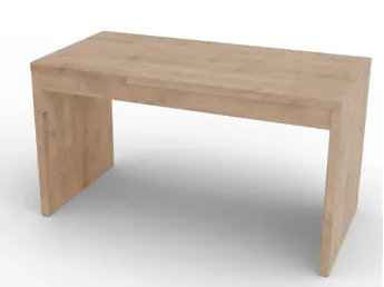 Купити лавку Міра дуб натурального кольору (загальний вигляд)