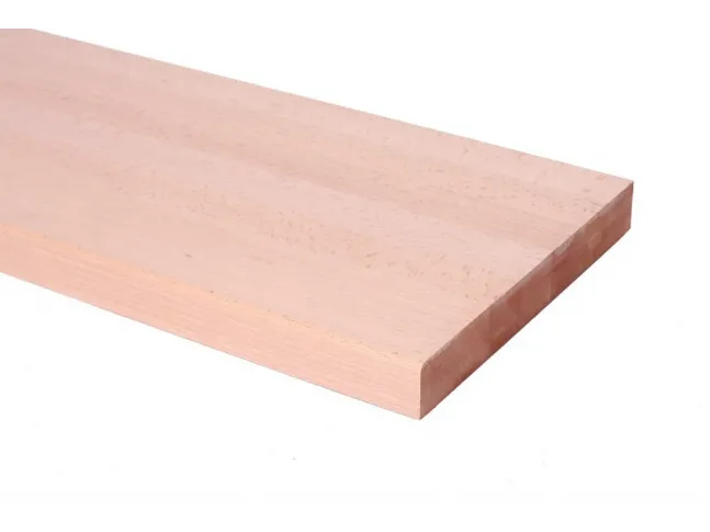 Ступенька, дерево - бук, материал - цельный (вид с торца)