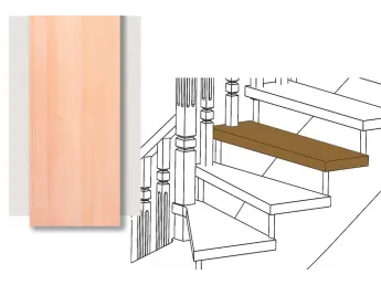 Розміщення сходини в конструкції сходів