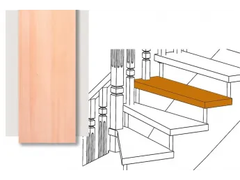 Расположение ступени в конструкции лестницы