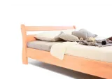 Кровать Миледа натурального цвета, материал - бук срощенный (вид сбоку)