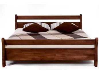 Двоспальне дерев'яне ліжко Міледа та ортопедичний маттрац Comfort Cloud (2 в 1). 2