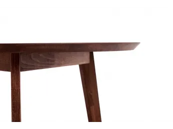 Стіл Данте коричневого кольору, матеріал - бук зрощений (загальний вигляд). 2