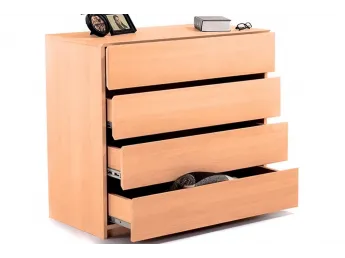 Комод Кетрін натурального кольору, матеріал - бук цільний (загальний вигляд).