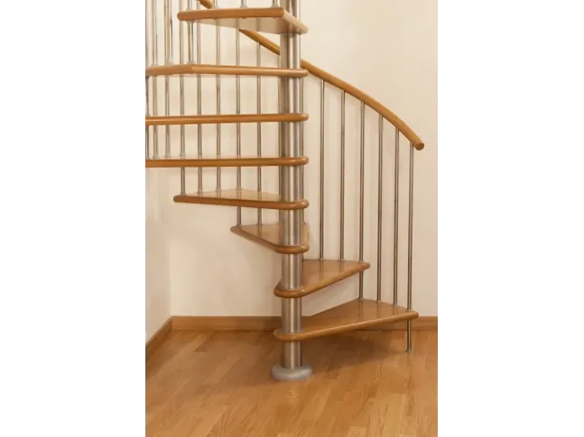 Винтовая лестница Спира Метал 030 на больцах (общий вид)