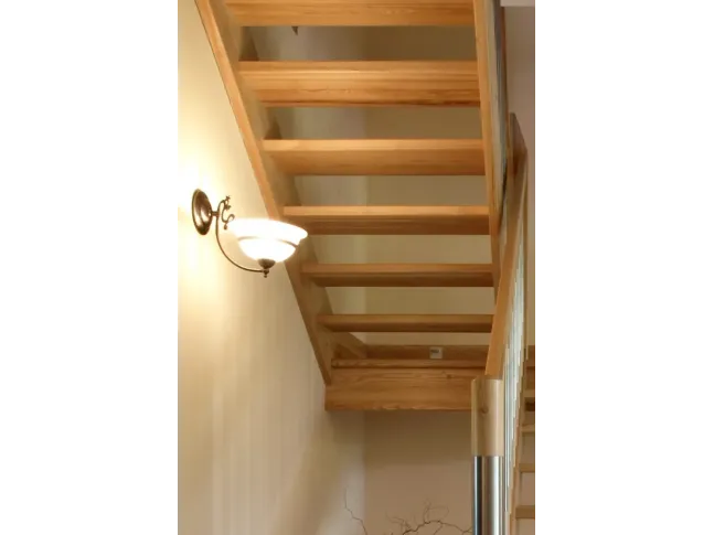 Лестница Модерн Метал 020 п-образная открытого типа (вид снизу)