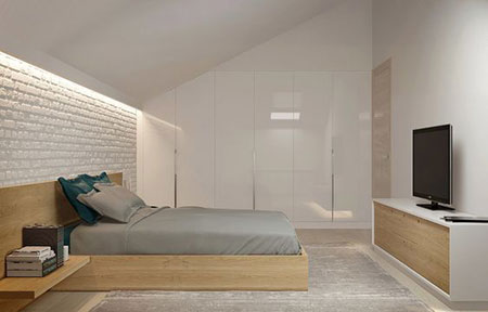 Спальня в стилі мінімалізм
