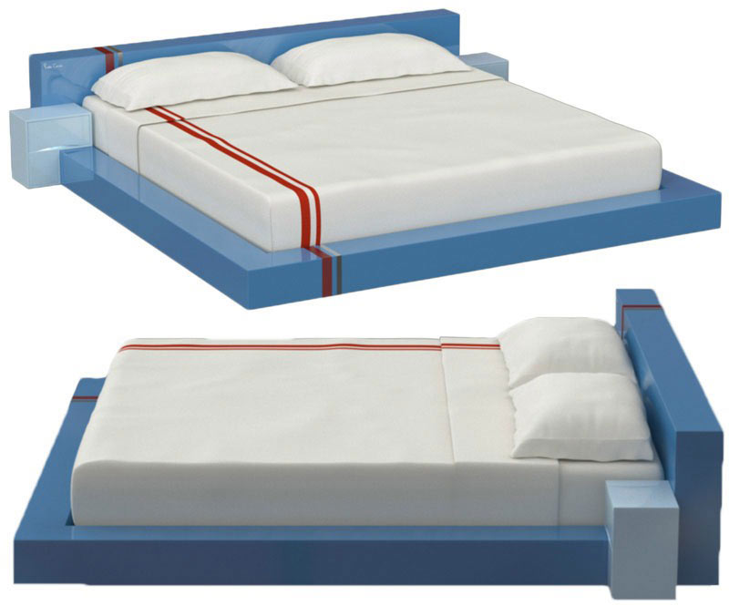 Простая и стильная кровать